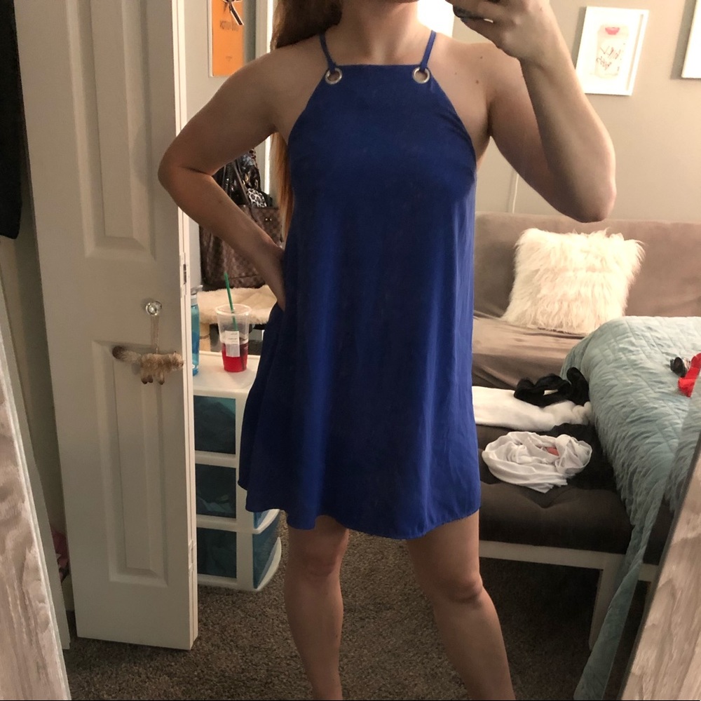 Royal blue boutique dress